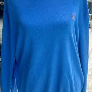 Ralph Lauren Men's Crewneck Sweater in Royal Blue Sz Medium Preppy Collegiate